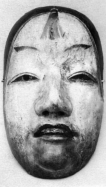 Noh mask, public-domain collection image from The Metropolitan Museum of Art