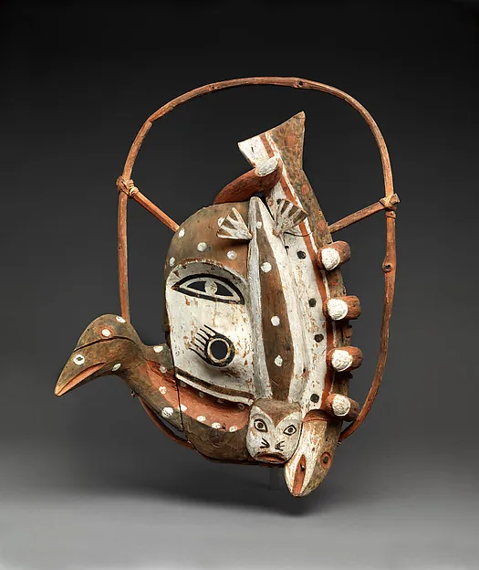 Mask, public-domain collection image from The Metropolitan Museum of Art